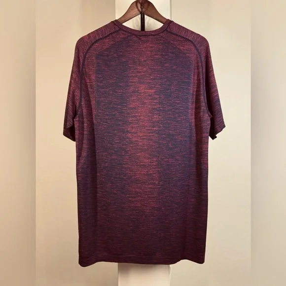 NWOT Lululemon Metal Vent Tech Short Sleeve - Caliente / Black - Picture 8 of 9